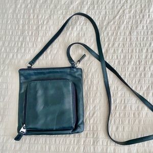 Fossil leather cross body bag/wallet/purse